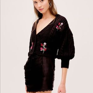 For love and lemons amaryllis cropped cardigan